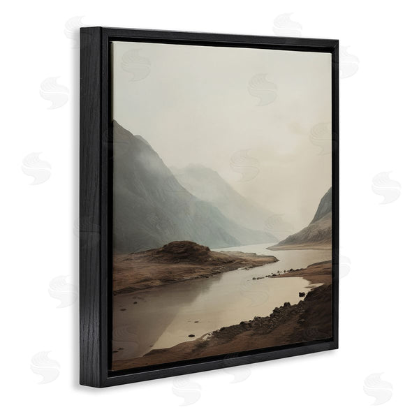 Stupell Industries Lazar Studio | River's Edge With Fading Cliffs