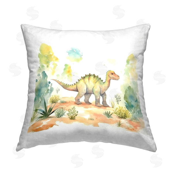 stupell industries Lazar Studio | Roaring Jurassic World Printed Throw Pillow