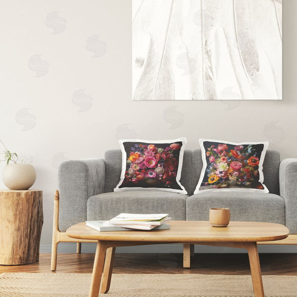 stupell industries Lazar Studio | Stunning Still Life Floral Arrangement Printed Throw Pillow Set