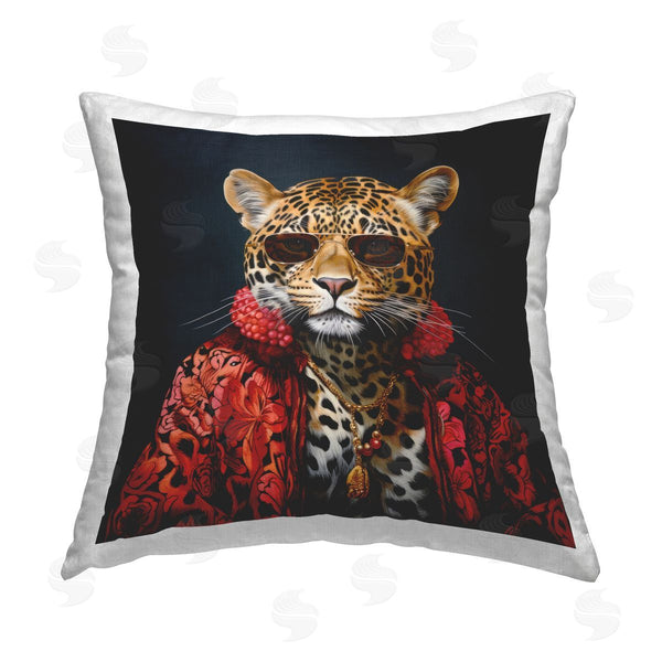 stupell industries Lazar Studio | Stylish Leopard Fashion Printed Throw Pillow