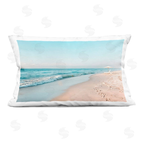 stupell industries Lazar Studio | Summer Sunlit Shoreline Printed Throw Pillow