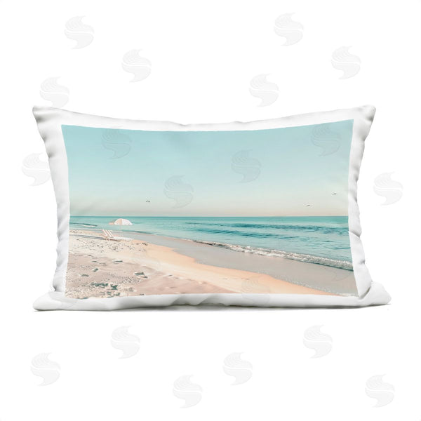 Stupell Industries Lazar Studio | Sunlit Shoreline Horizon Printed Throw Pillow