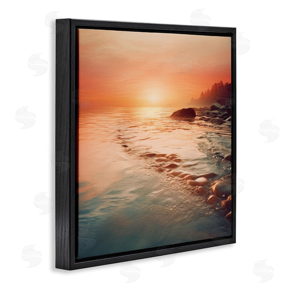 Stupell Industries Lazar Studio | Sunset Melodies At Sea