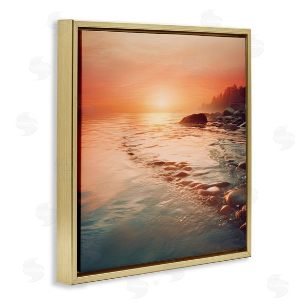 Stupell Industries Lazar Studio | Sunset Melodies At Sea