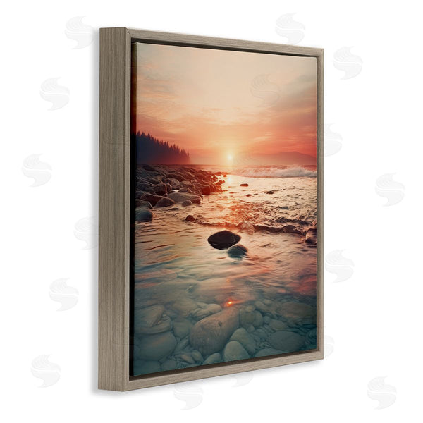 Stupell Industries Lazar Studio | Sunset Over Sea Melodies