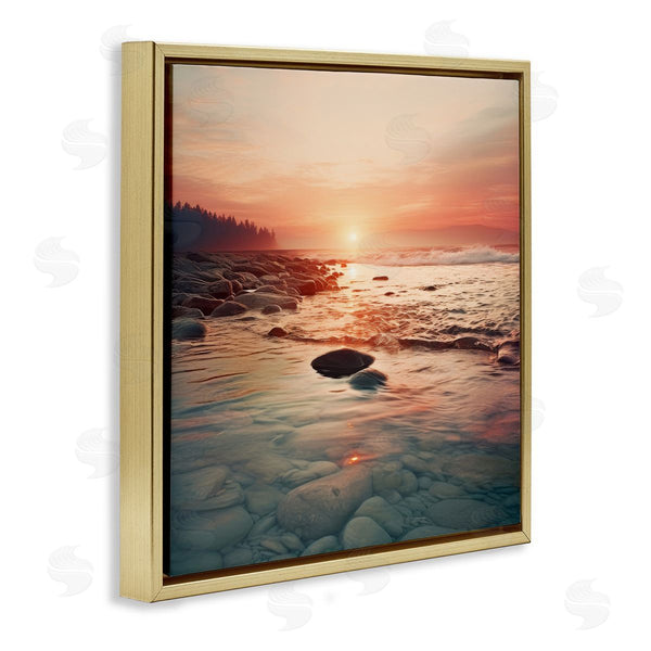 Stupell Industries Lazar Studio | Sunset Over Sea Melodies