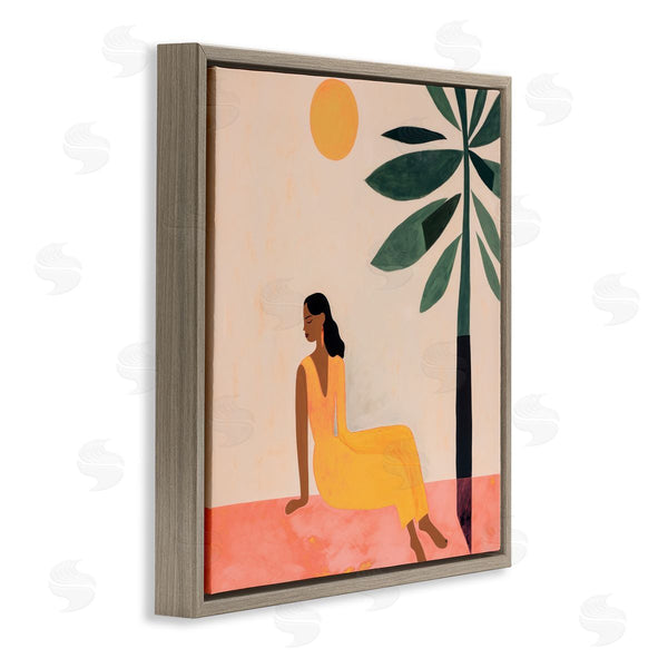 Stupell Industries Lazar Studio | Tropical Boho Woman Wall Art