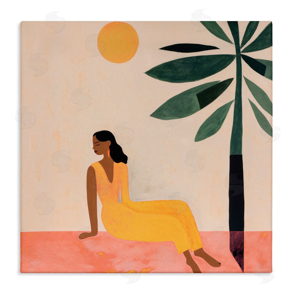 stupell industries Lazar Studio | Tropical Boho Woman Wall Art
