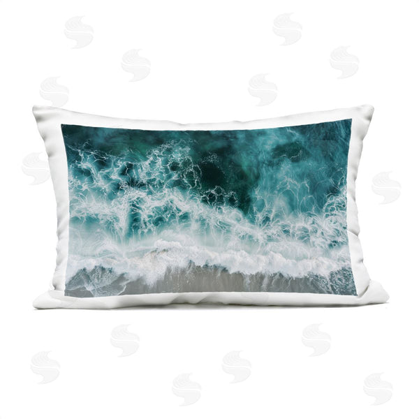Stupell Industries Lazar Studio | Turbulent Hazy Waters Printed Throw Pillow