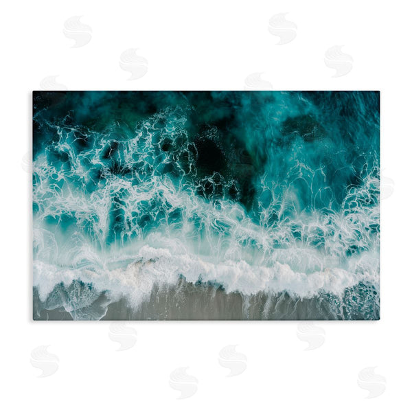 stupell industries Lazar Studio | Turbulent Hazy Waters