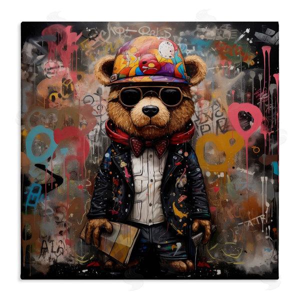 stupell industries Lazar Studio | Urban Graffiti Bear