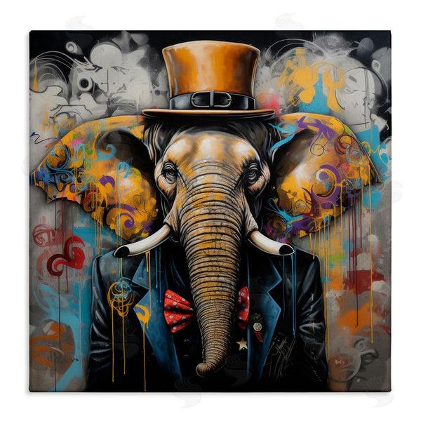 stupell industries Lazar Studio | Urban Graffiti Elephant