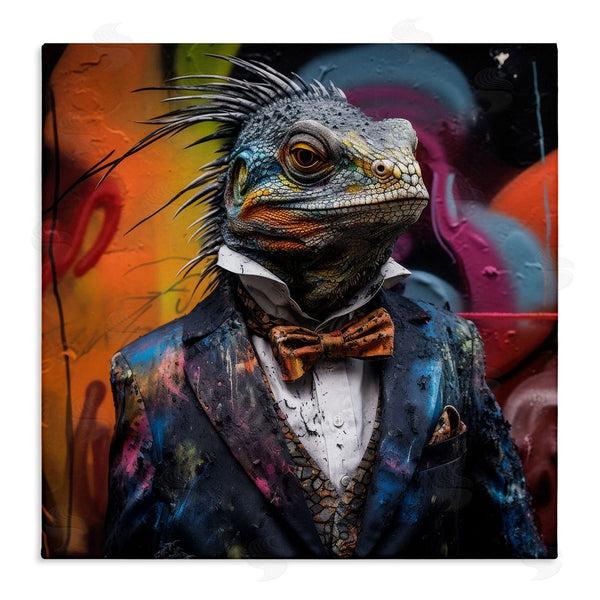 stupell industries Lazar Studio | Urban Graffiti Iguana