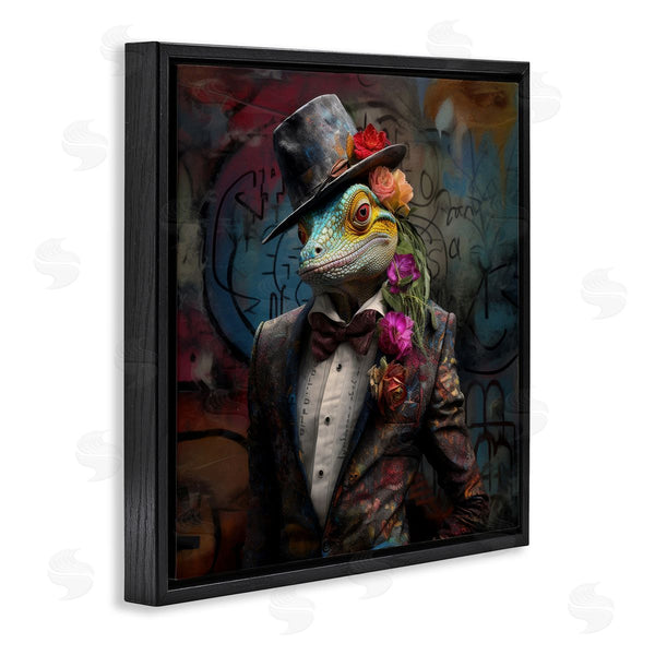 Stupell Industries Lazar Studio | Urban Graffiti Lizard Wall Art