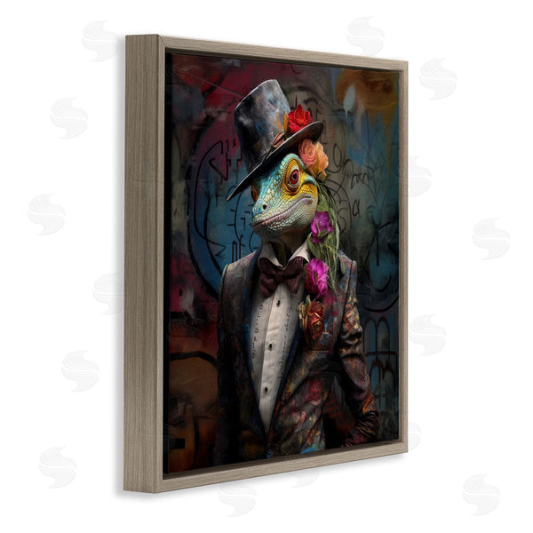 Stupell Industries Lazar Studio | Urban Graffiti Lizard Wall Art
