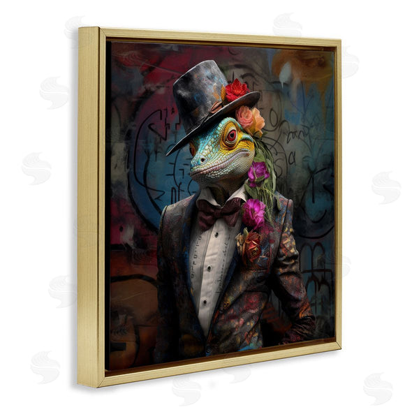 Stupell Industries Lazar Studio | Urban Graffiti Lizard Wall Art