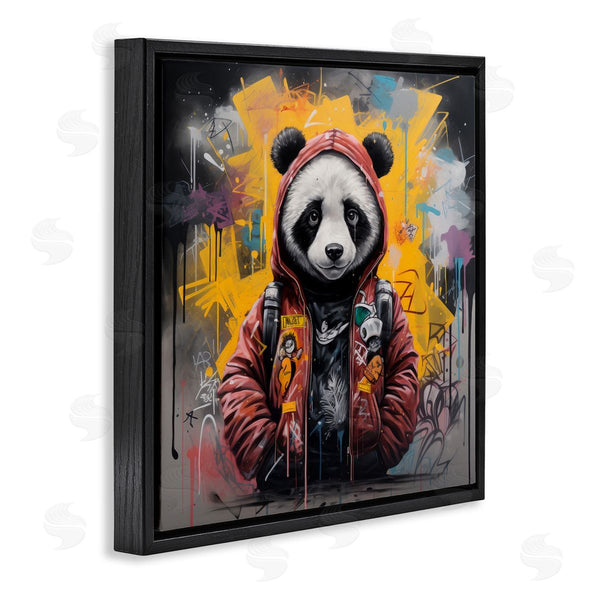 Stupell Industries Lazar Studio | Urban Graffiti Panda Bear Wall Art