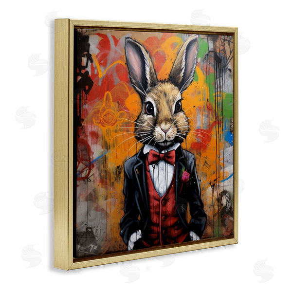 Stupell Industries Lazar Studio | Urban Graffiti Rabbit Wall Art