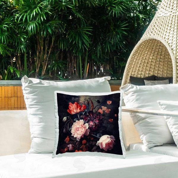 Stupell Industries Lazar Studio | Victorian Floral Bouquet Printed Throw Pillow