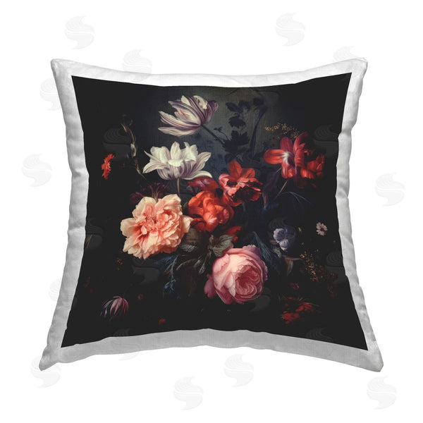 stupell industries Lazar Studio | Victorian Floral Elegance Printed Throw Pillow
