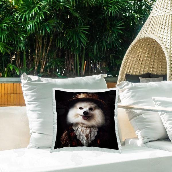 Stupell Industries Lazar Studio | Victorian Pomeranian Fashion Printed Throw Pillow