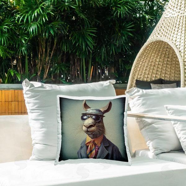 Stupell Industries Lazar Studio | Vintage Animal In Fashion Printed Throw Pillow