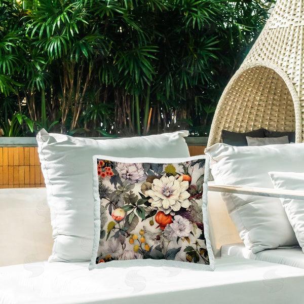 Stupell Industries Lazar Studio | Vintage Flowers & Fruit Printed Throw Pillow