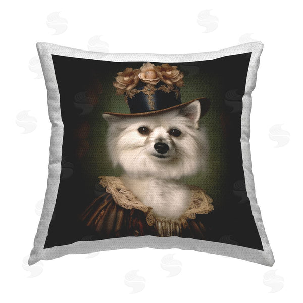 Stupell Industries Lazar Studio | Vintage Style Dog Portrait Printed Throw Pillow