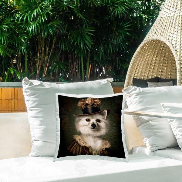 Stupell Industries Lazar Studio | Vintage Style Dog Portrait Printed Throw Pillow