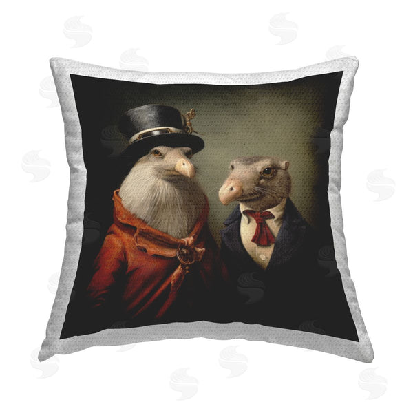 Stupell Industries Lazar Studio | Wild Animals Vintage Fashion Printed Throw Pillow