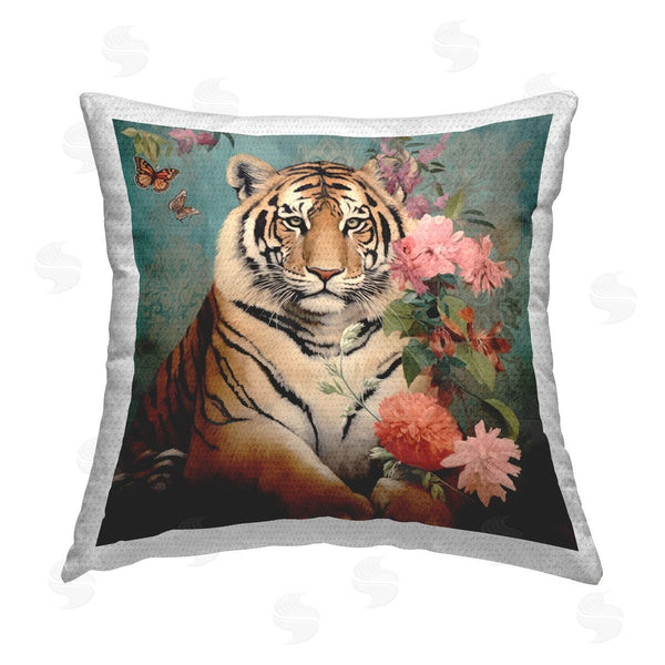 Stupell Industries Lazar Studio | Wild & Regal Tiger Printed Throw Pillow