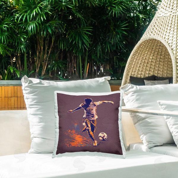 Stupell Industries Lazar Studio | Winning Goal Abstract Athlete Printed Throw Pillow