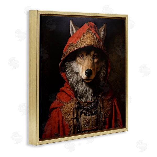 Stupell Industries Lazar Studio | Wolf With Red Cloak Wall Art