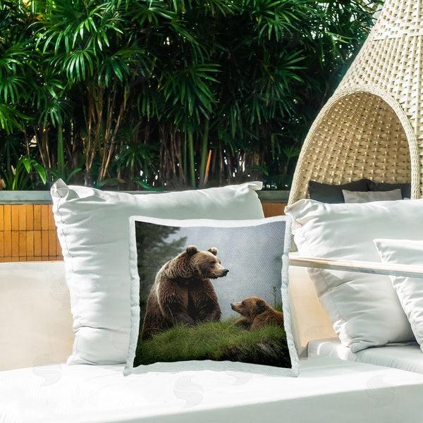 Stupell Industries Lazar Studio | Woodland Bear & Cub Printed Throw Pillow