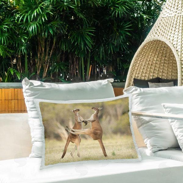 Stupell Industries Lea Scaddan | Two Jumping Kangaroos