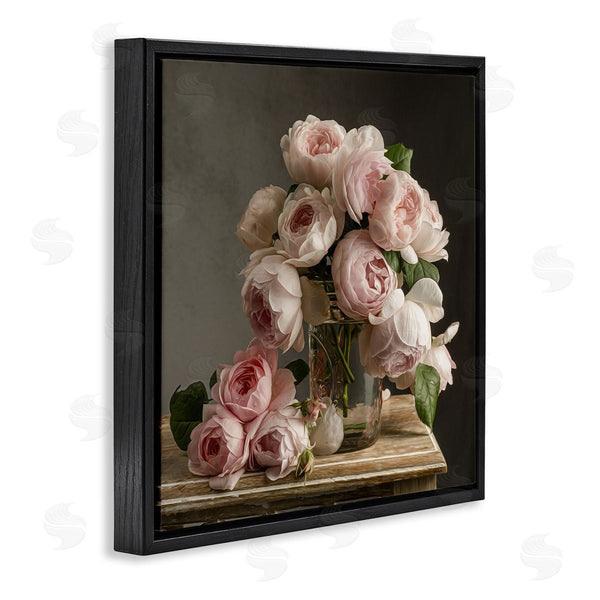 Stupell Industries Leah McLean | Classical White Pink Roses