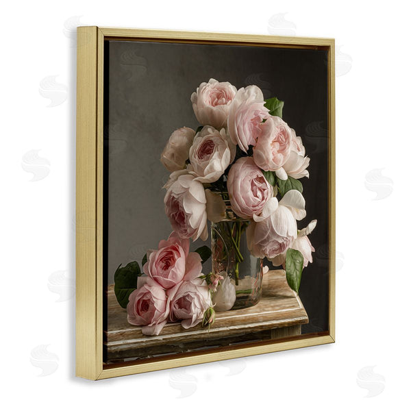 Stupell Industries Leah McLean | Classical White Pink Roses