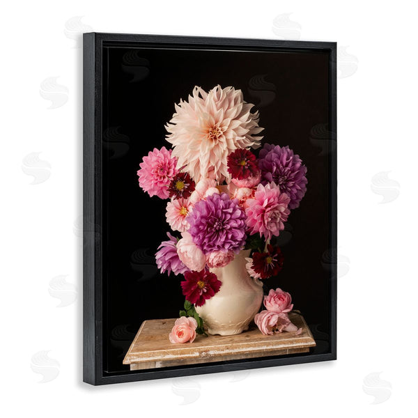 Stupell Industries Leah McLean | Full Dahlias Bouquet Wall Art