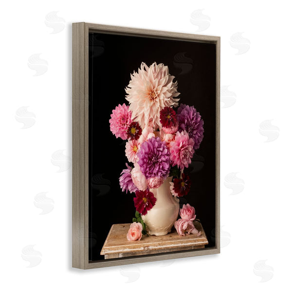 Stupell Industries Leah McLean | Full Dahlias Bouquet Wall Art