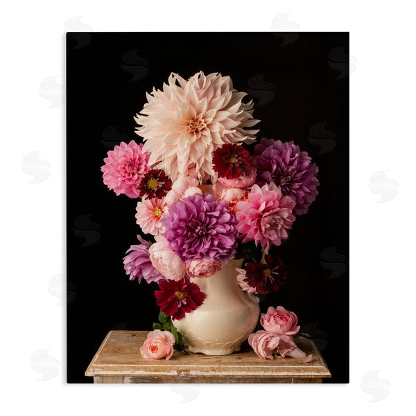 stupell industries Leah McLean | Full Dahlias Bouquet Wall Art