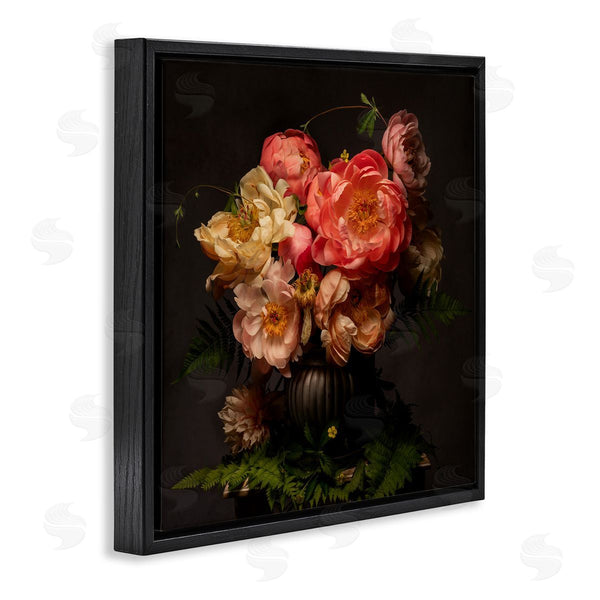 Stupell Industries Leah McLean | Peonies & Ferns Bouquet Wall Art