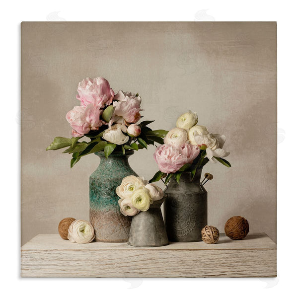 stupell industries Leah McLean | Three Spring Blooms Wall Art