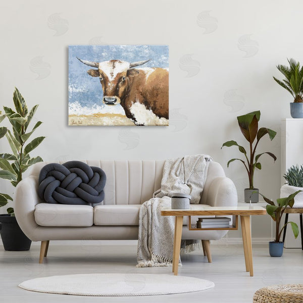 Stupell Industries Leah Noel Art | Abstract Cow Calf Wall Art