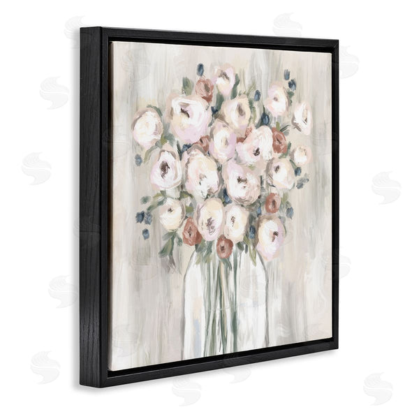 Stupell Industries Leah Noel Art | Muted Neutral Round Blossoms