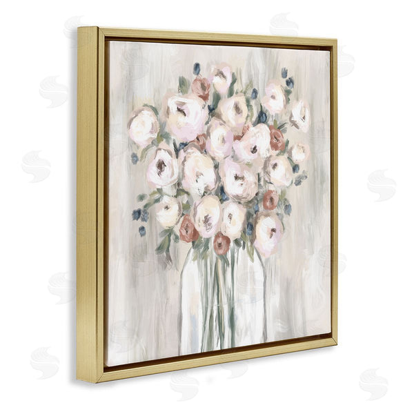 Stupell Industries Leah Noel Art | Muted Neutral Round Blossoms