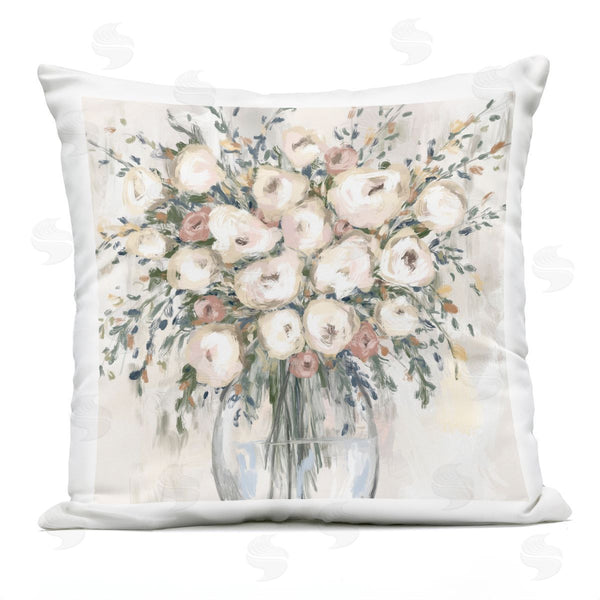 Stupell Industries Leah Noel Art | Round Blossoms In Bouquet Printed Throw Pillow