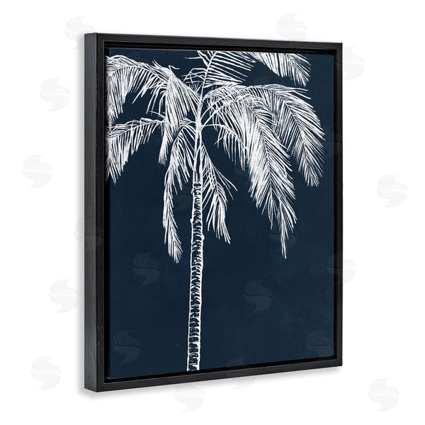 Stupell Industries Leah Noel Art | White Outline Palm Tree Wall Art