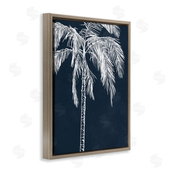 Stupell Industries Leah Noel Art | White Outline Palm Tree Wall Art