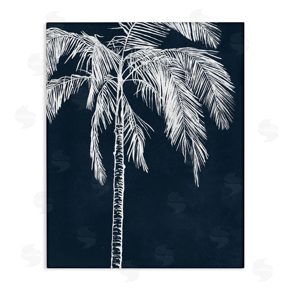 stupell industries Leah Noel Art | White Outline Palm Tree Wall Art