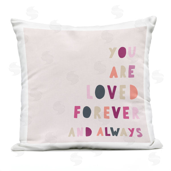 Stupell Industries Leah Staatsma | You Are Loved Forever Printed Throw Pillow